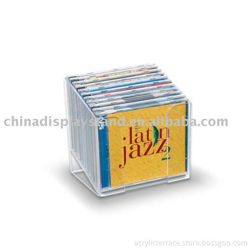 design lucite CD rack holder display